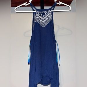 Navy Blue Tank Top